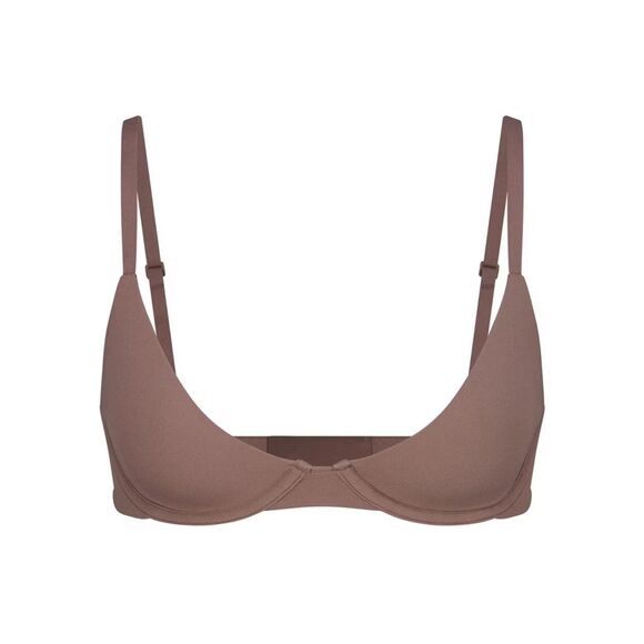 Skims Fits Everybody Plunge Bra Umber Size 36H - Picture 1 of 10